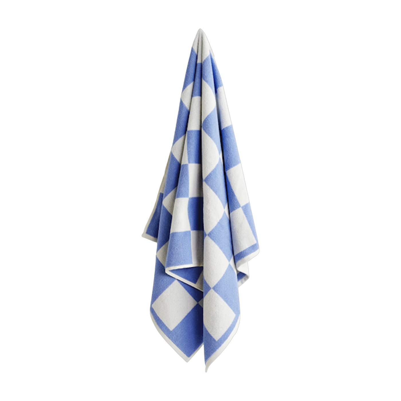 Light blue towel 70 x 136 cm Check - HAY