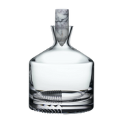 Alba Whisky Bottle Short - Nude Glass