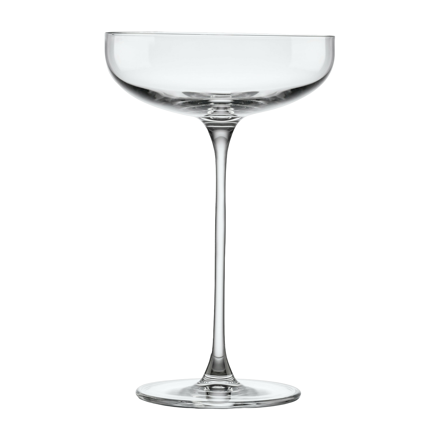 2 Coupes de champagne en cristal sans plomb Savage - Nude Glass
