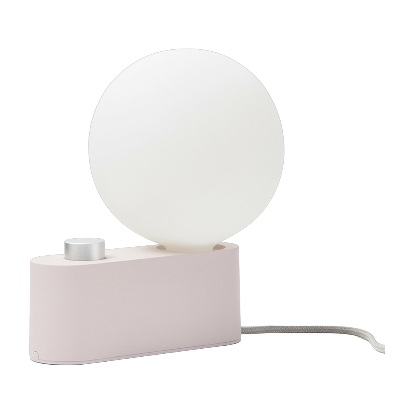 Lámpara de mesa de aluminio rosa pálido 22 x 15 cm Alumina - Tala