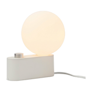 Kreideweiße Aluminium-Tischlampe 22 x 15 cm Alumina -. Tala