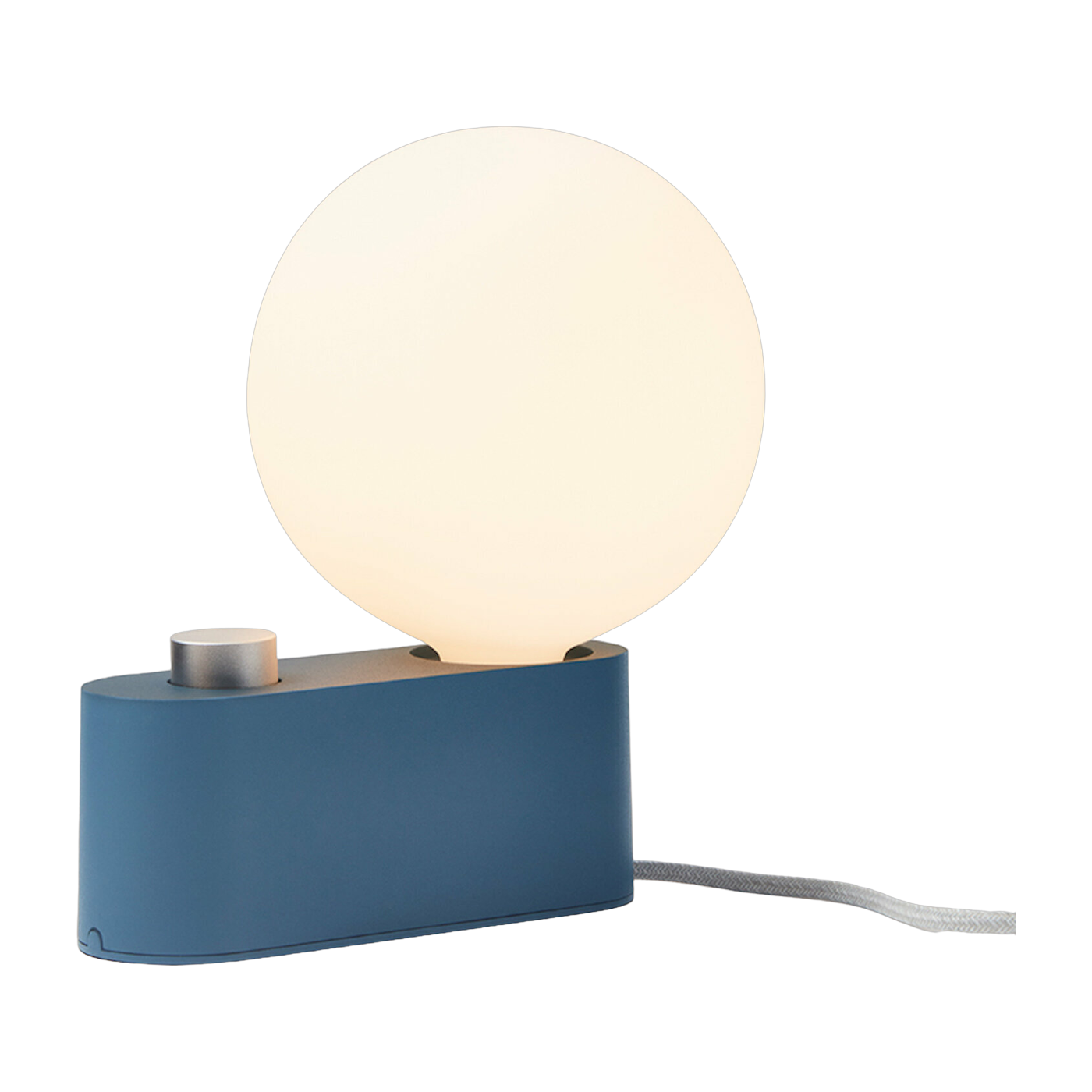 Lámpara de mesa de aluminio azul zafiro 22 x 15 cm Alumina - Tala