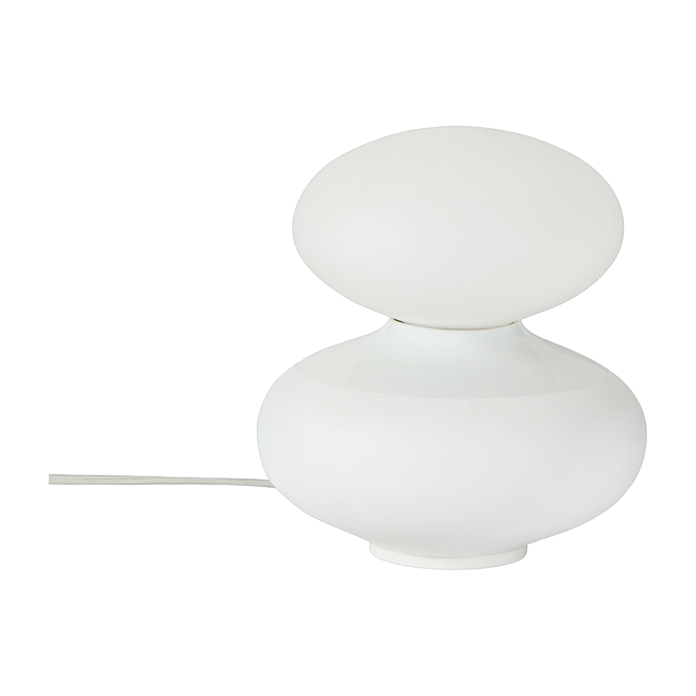 Lampe à poser Oval blanche 19 x 21 cm David Weeks Reflection - Tala