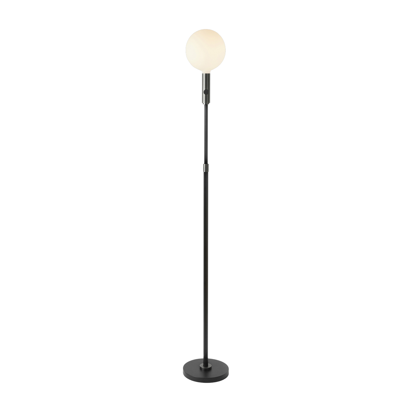Poise 170 cm, lampada da terra dimmerabile in acciaio nero Tala
