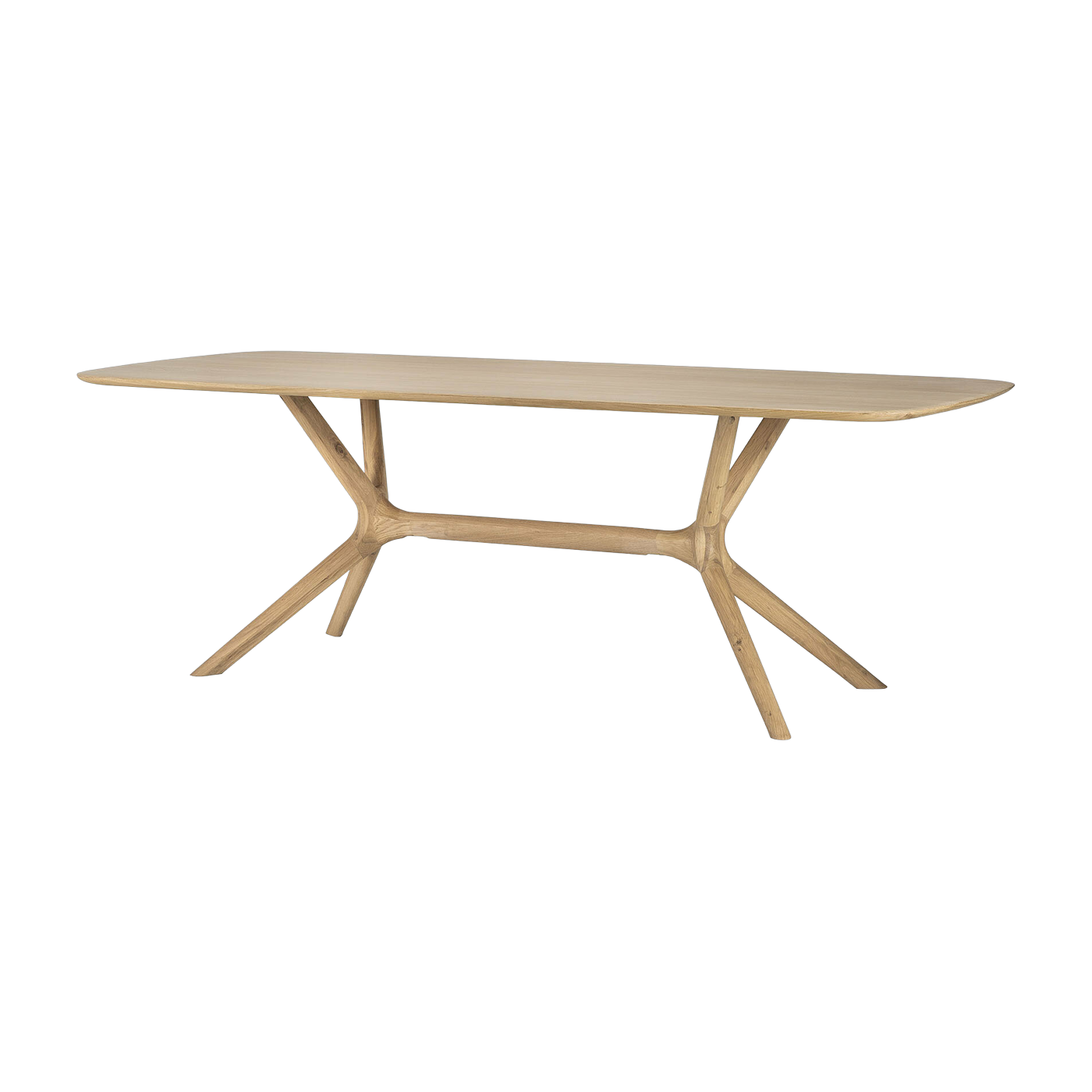 Tavolo rettangolare in rovere oliato 224 x 100 x 76 cm - La complessità dietro la semplicità. Ethnicraft Accessories