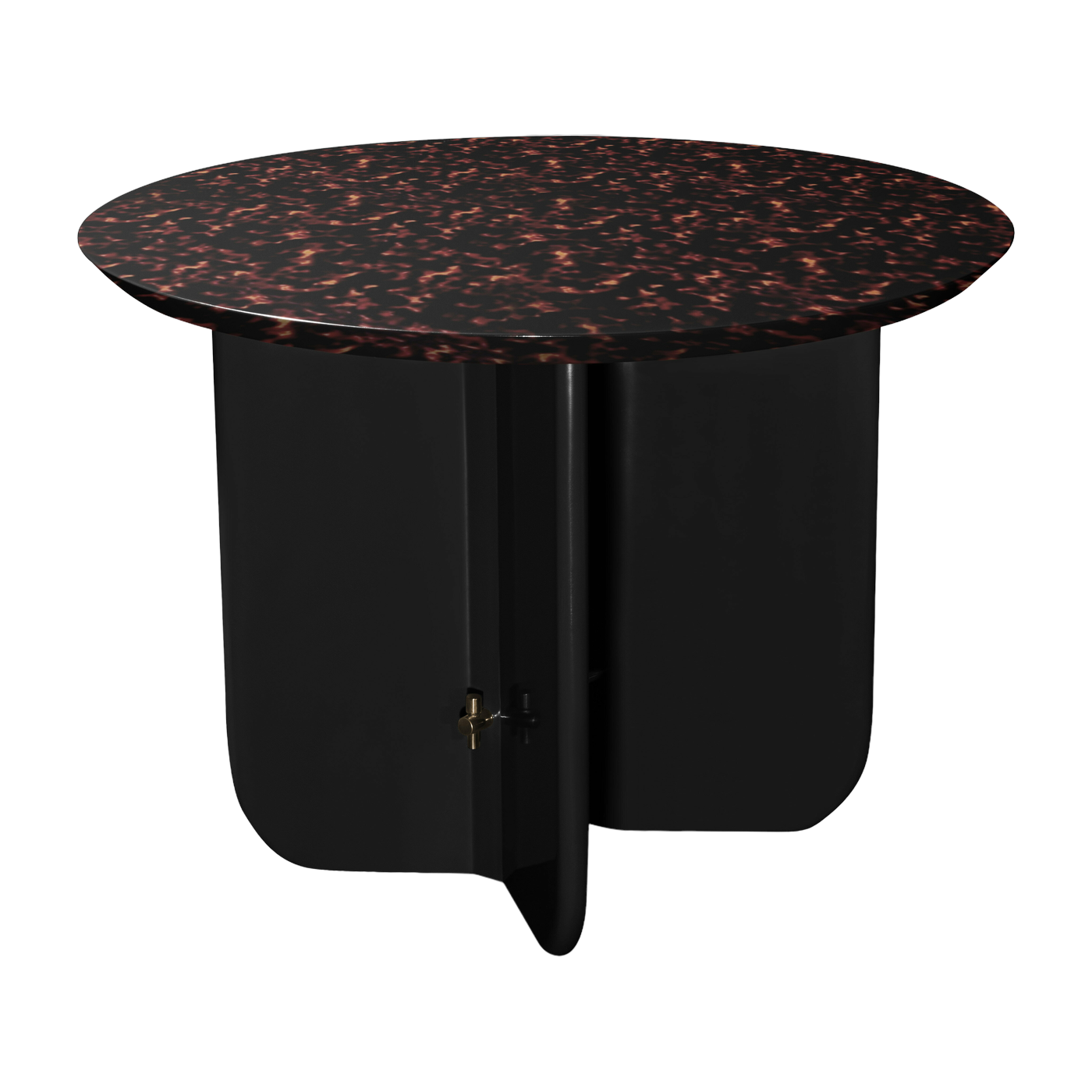 Be Good M40 S flake lacquered wood coffee table - RED Edition