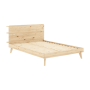 Light pine bed lacquered 140 x 200 cm Retreat - Karup Design