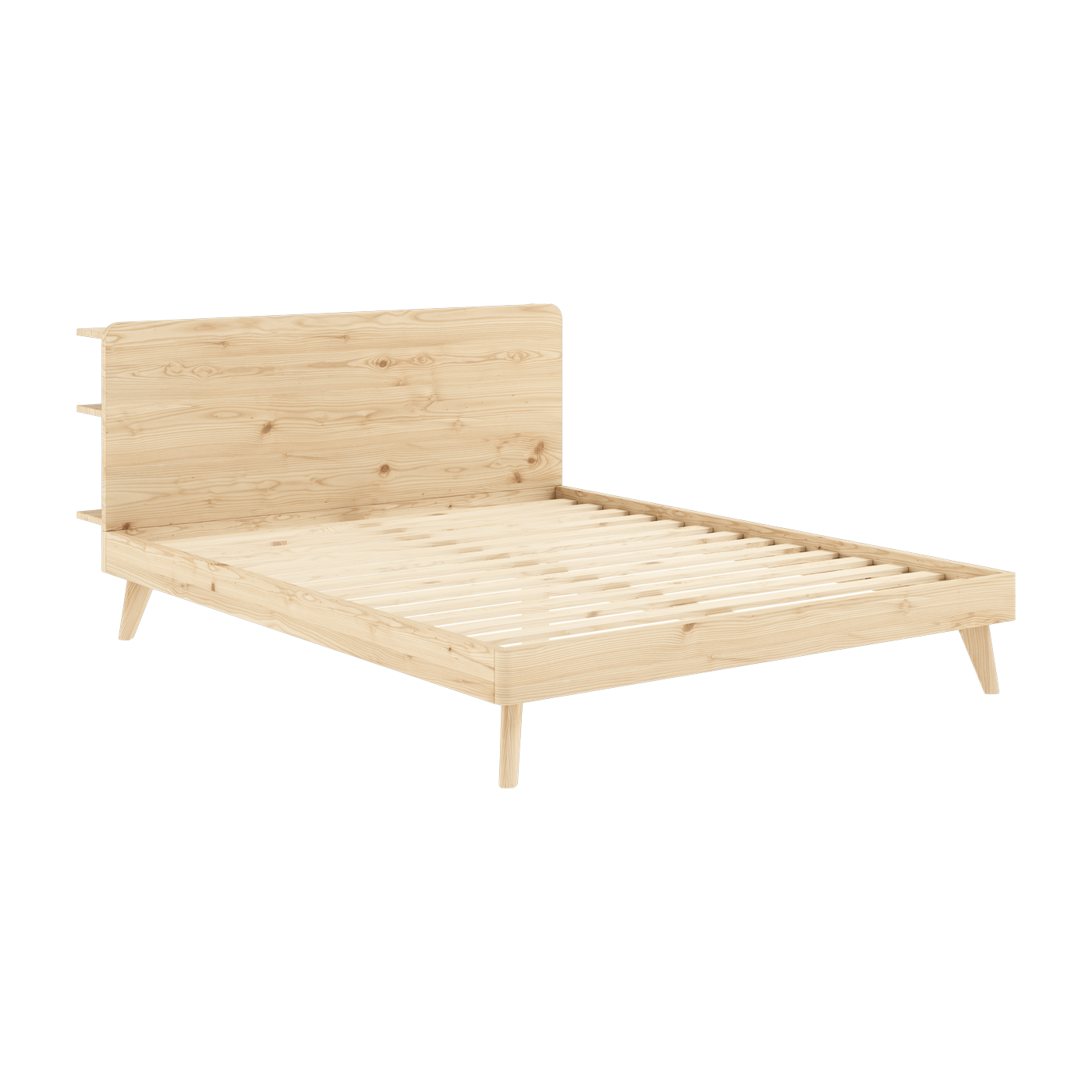 Bett aus lackierter heller Kiefer 160 x 200 cm Retreat -. Karup Design
