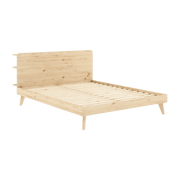 Retreat bed in light pine lacquered 160 x 200 cm - Karup Design