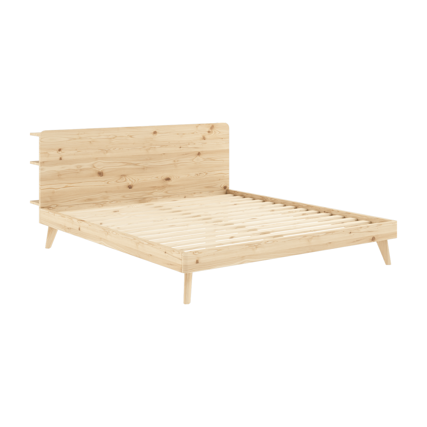 Bett aus lackierter heller Kiefer 180 x 200 cm Retreat -. Karup Design