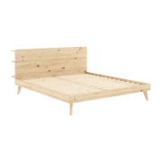 Lit en pin clair laqué 180 x 200 cm Retreat - Karup Design