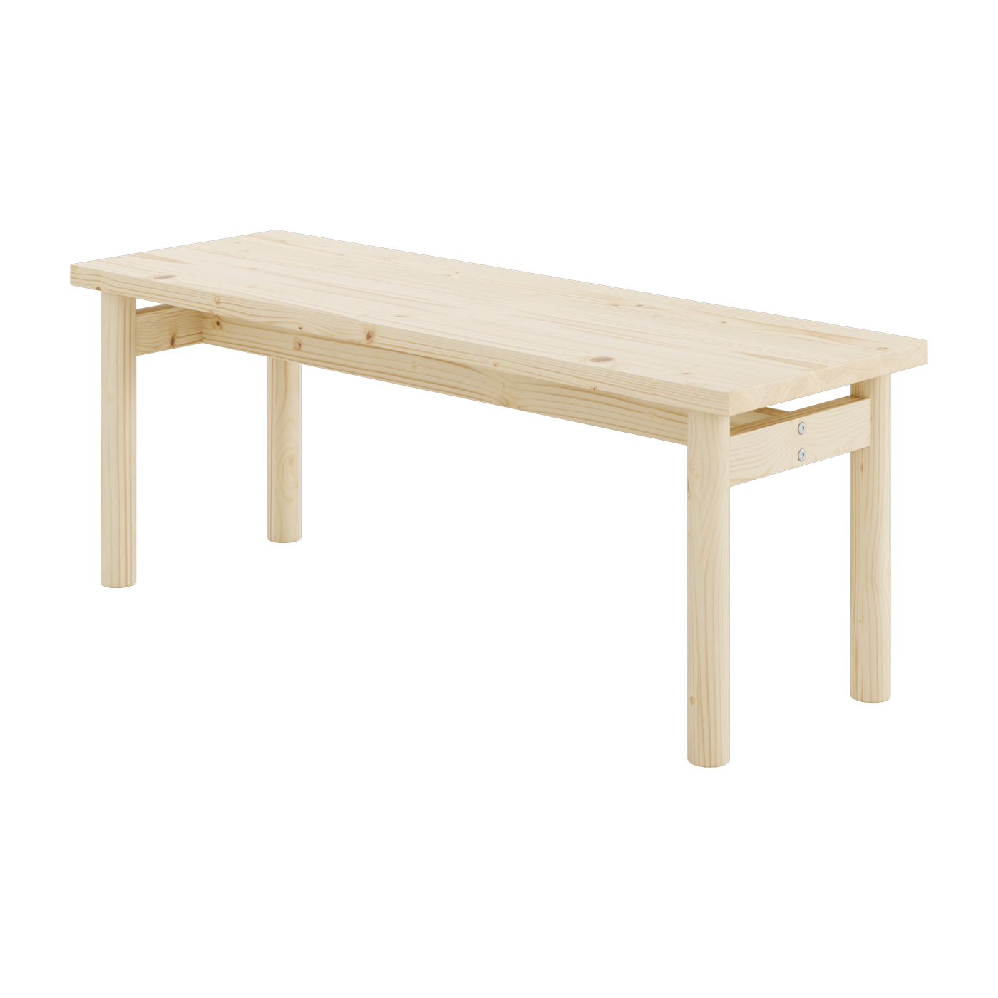 Banc en pin clair laqué 120 cm Pace - Karup Design