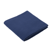 Lange en gaze de coton 90 x 90 cm bleu marine Les Petits - The Cool Republic