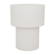 White ceramic side table 29 cm Alezio - Urban Nature Culture