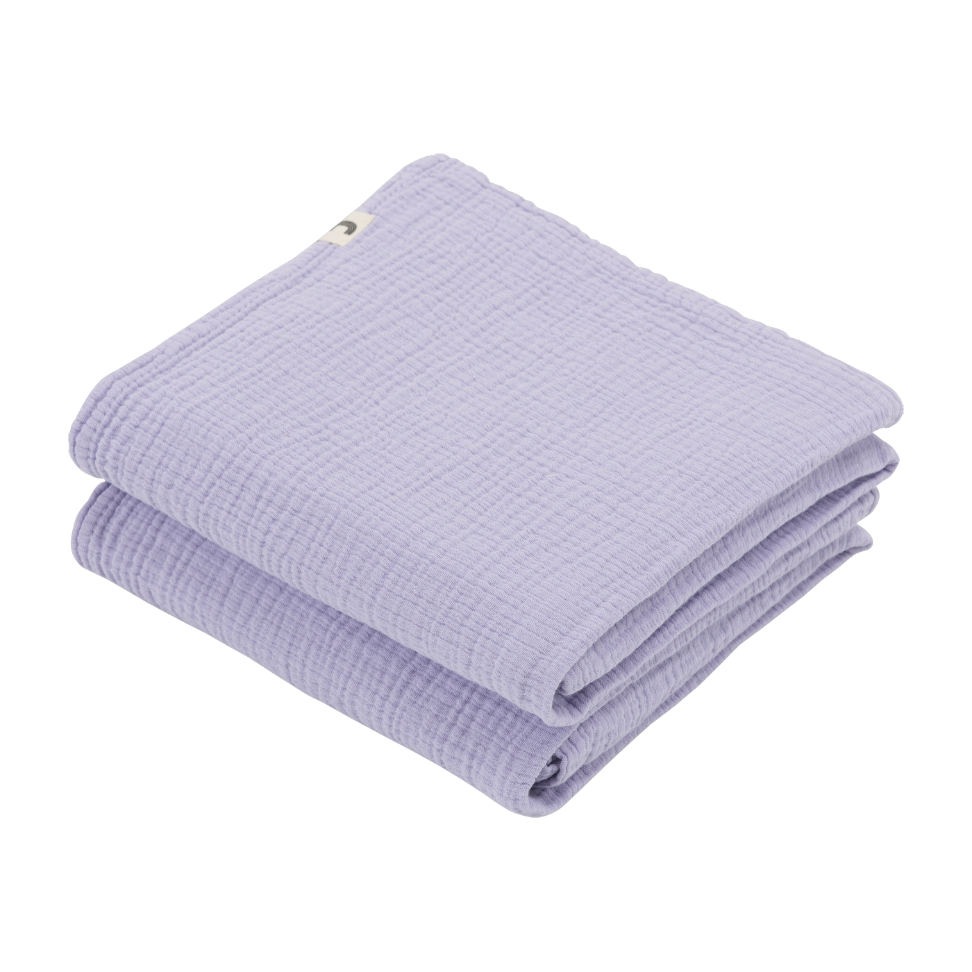 2 Windeln aus Baumwoll-Gaze 60 x 60 cm Lavendel Les Petits - The Cool Republic