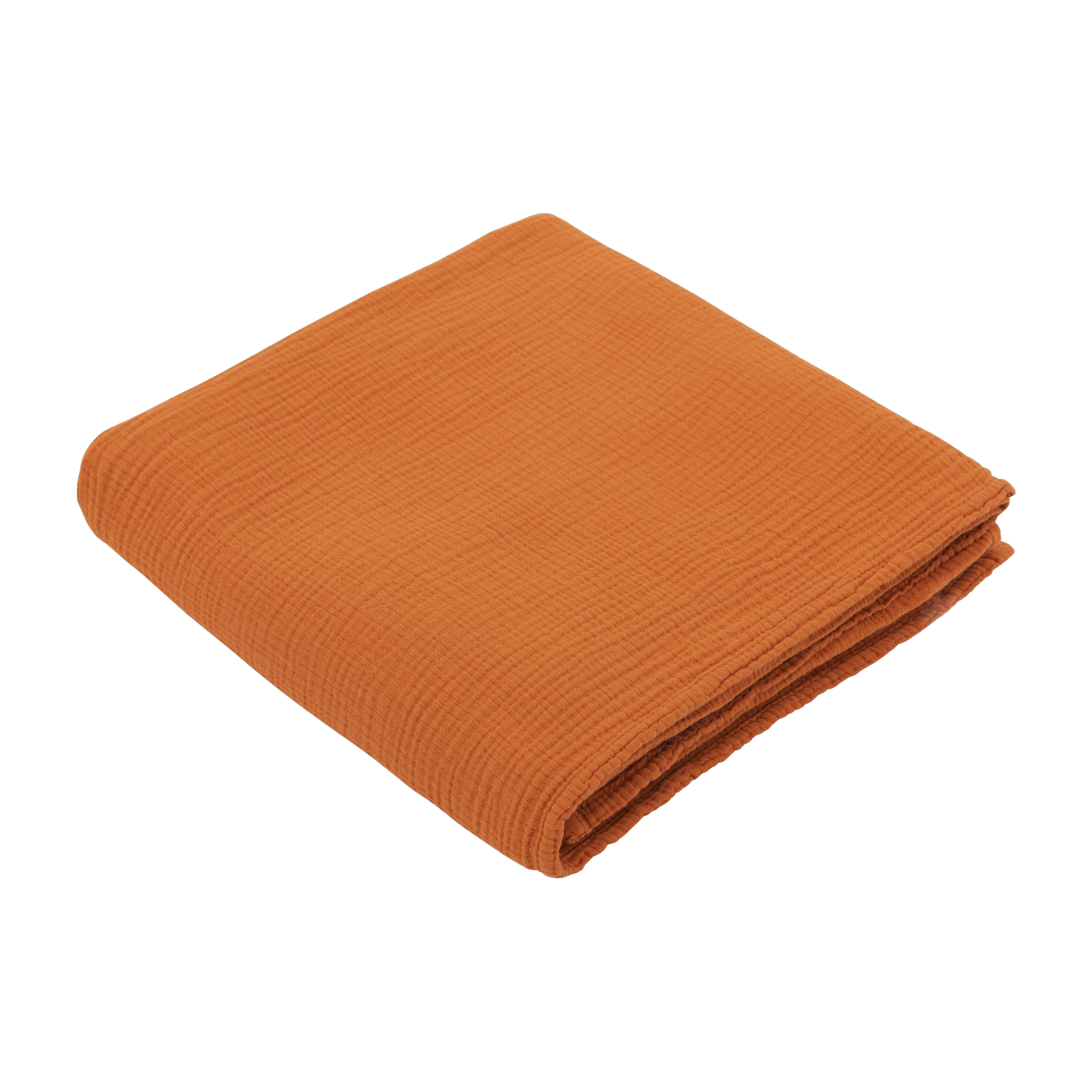 Lange aus Baumwollgaze 90 x 90 cm orange-apricot Les Petits - The Cool Republic