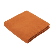 Lange en gaze de coton 90 x 90 cm orange abricot Les Petits - The Cool Republic