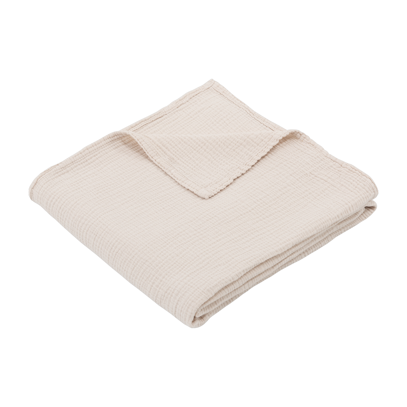 Maxi- lange aus Baumwollgaze 120 x 120 cm Haferbeige Les Petits - The Cool Republic