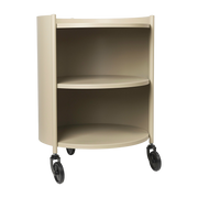 Nachttisch aus Stahl beige 53 x 42 cm Eve - Ferm Living