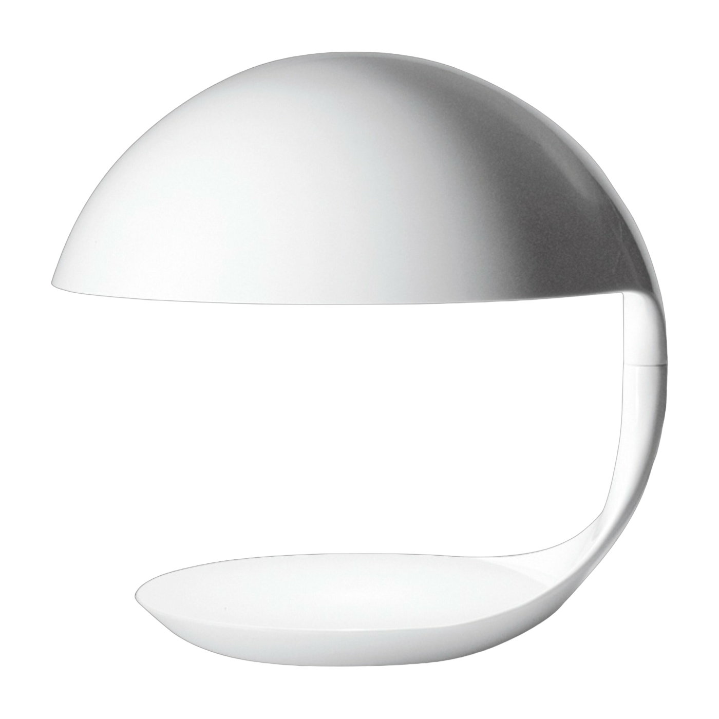 Lampe en résine blanche 40 cm Cobra - Martinelli Luce
