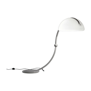 Lampadaire en métal blanc 55 x 120 cm Serpente - Martinelli Luce