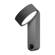 Wandleuchte aus grauem Aluminium Toggle -. Martinelli Luce