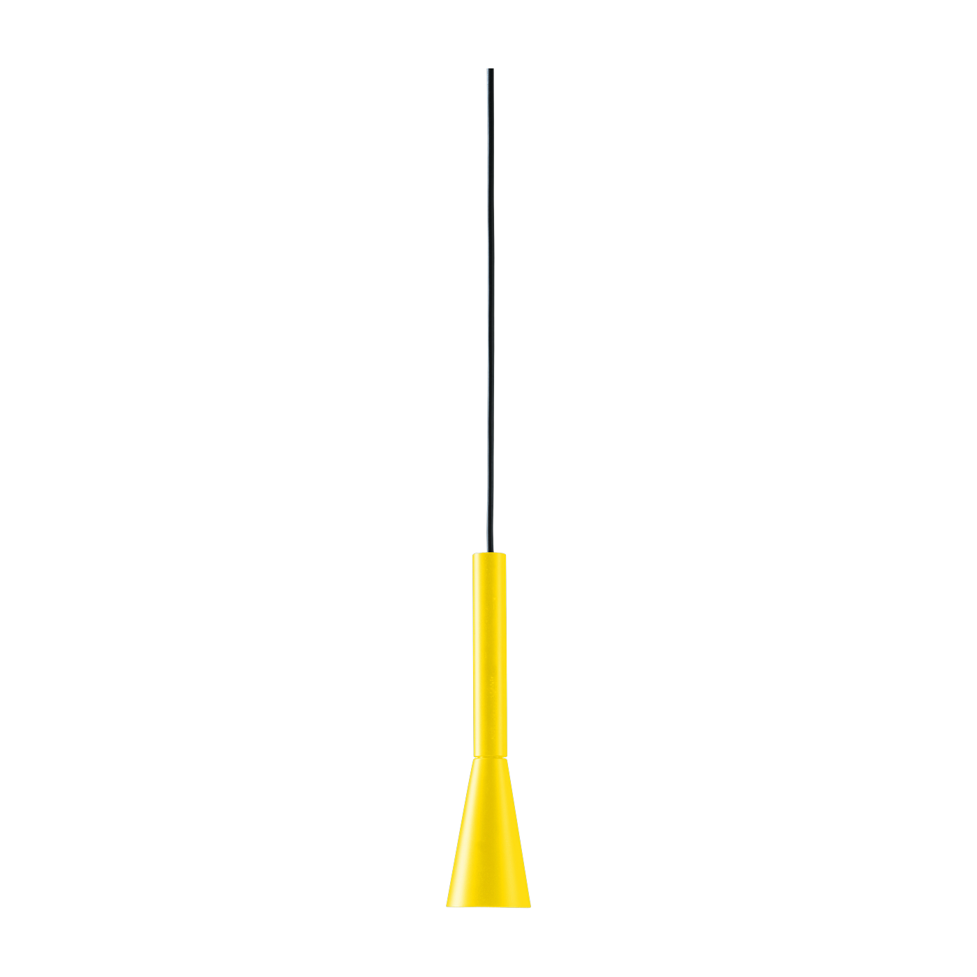 Lámpara colgante de aluminio amarillo 6 x 26 cm Colibri - Martinelli Luce