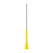 Suspension en aluminium jaune 6 x 26 cm Colibri - Martinelli Luce