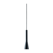 Suspension en aluminium noir 6 x 26 cm Colibri - Martinelli Luce