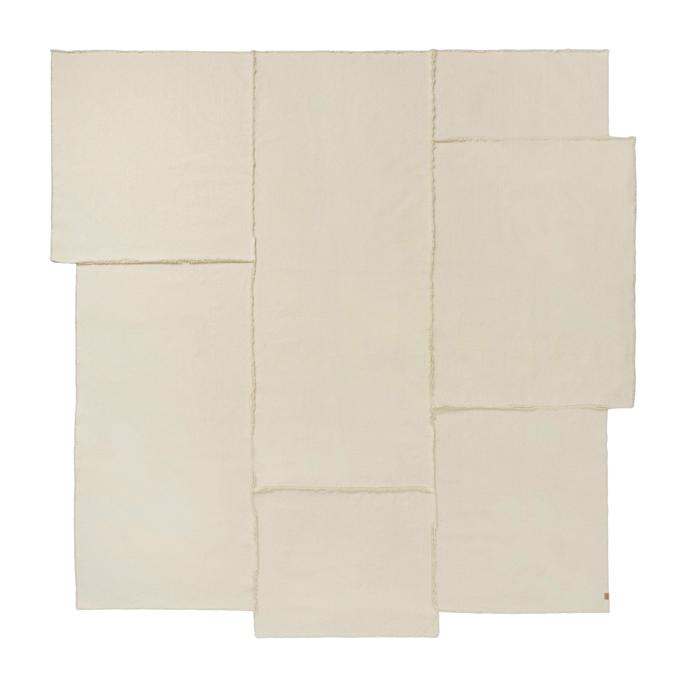 Beige cotton bedspread 264 x 50 cm Offset - Ferm Living