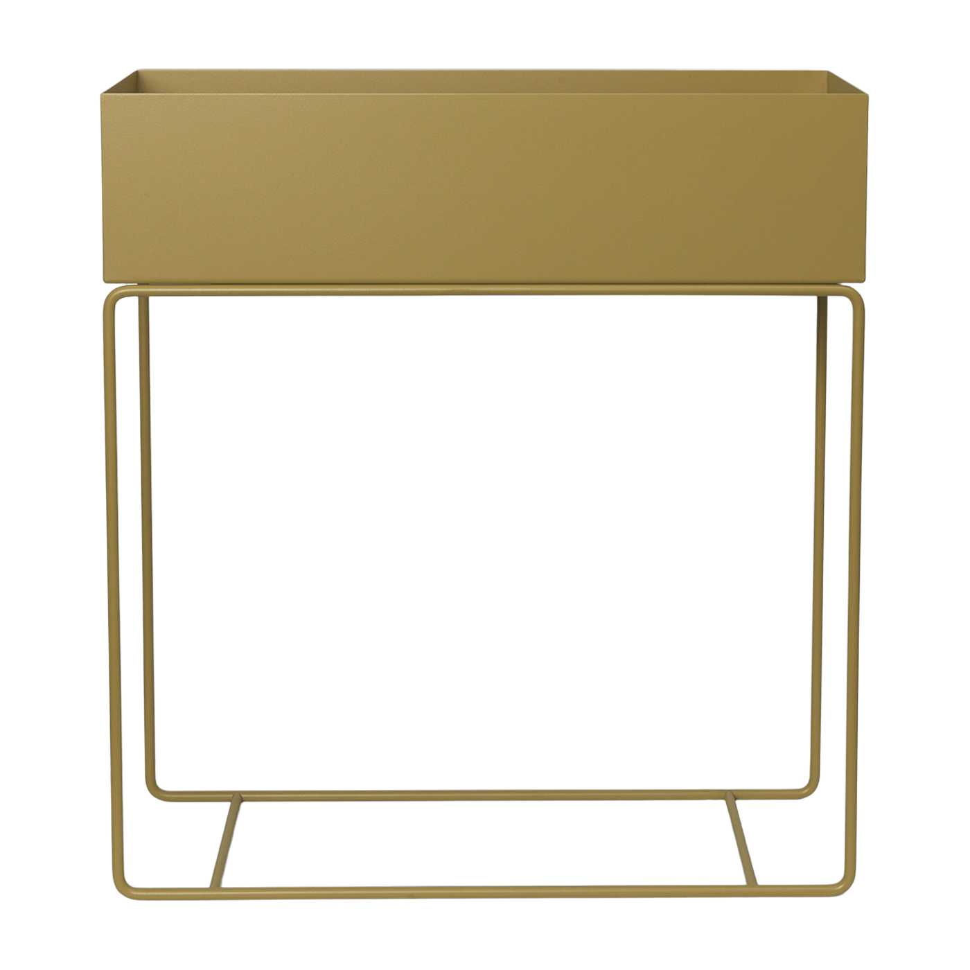 Jardinera de acero amarillo 65 x 62, 5 cm Plant Box - Ferm Living