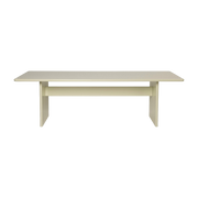 Weißer Holz-Esstisch 90 x 247 cm Rink -. Ferm Living
