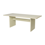 Table à manger en bois blanc 90 x 200 cm Rink - Ferm Living