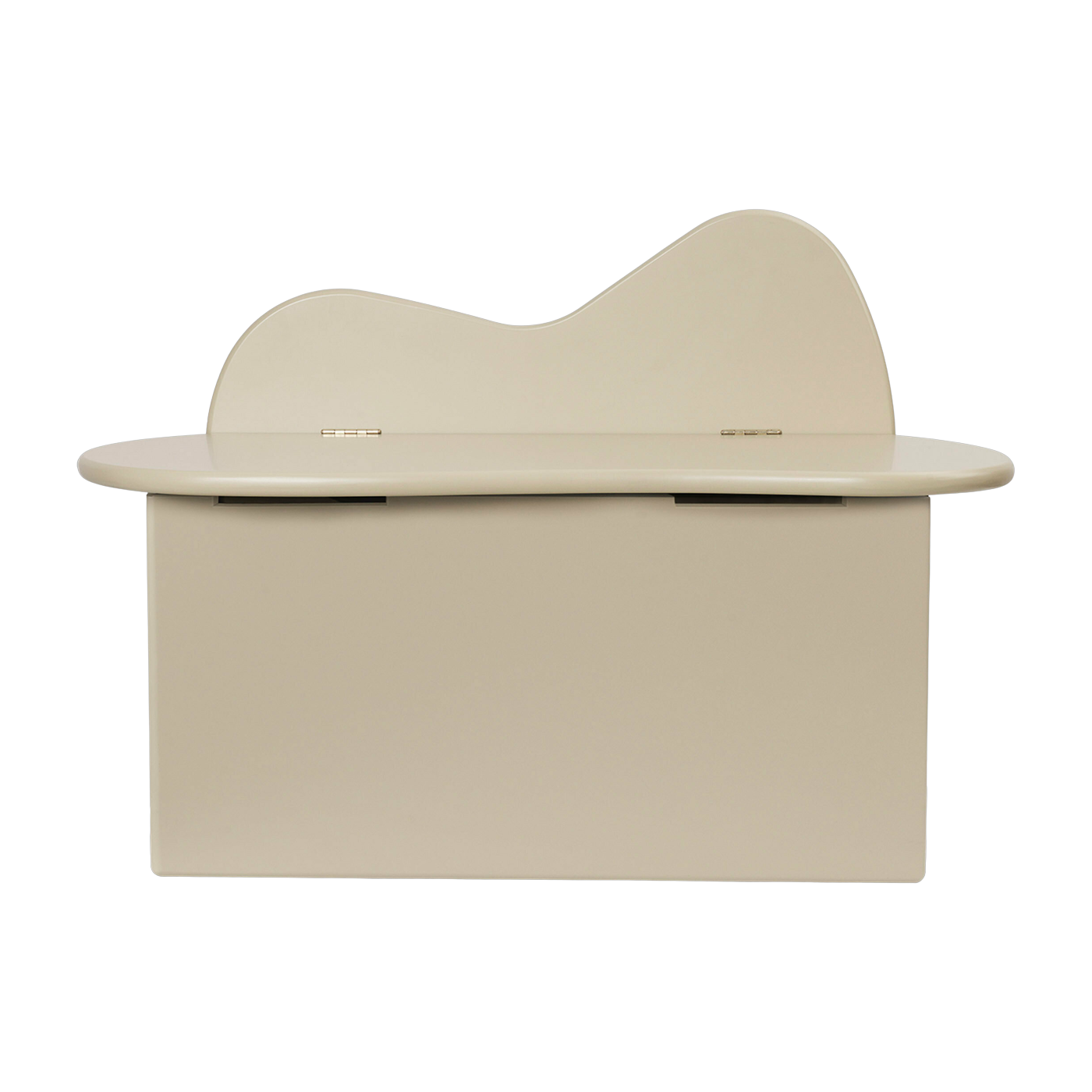 Beige wooden bench 51 x 59 cm Slope - Ferm Living