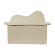 Holzbank beige 51 x 59 cm Slope - Ferm Living