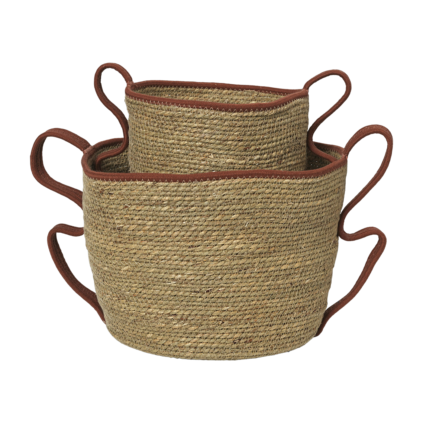2 Cestini portaoggetti rossi 31 x 36 cm Verso - Ferm Living