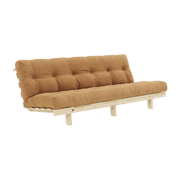 Lean - Karup Divano trasformabile in pino e materasso marrone 130x200cm design