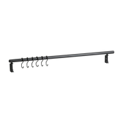 Iron towel rack with 6 hooks 62 cm Malo - Nordal