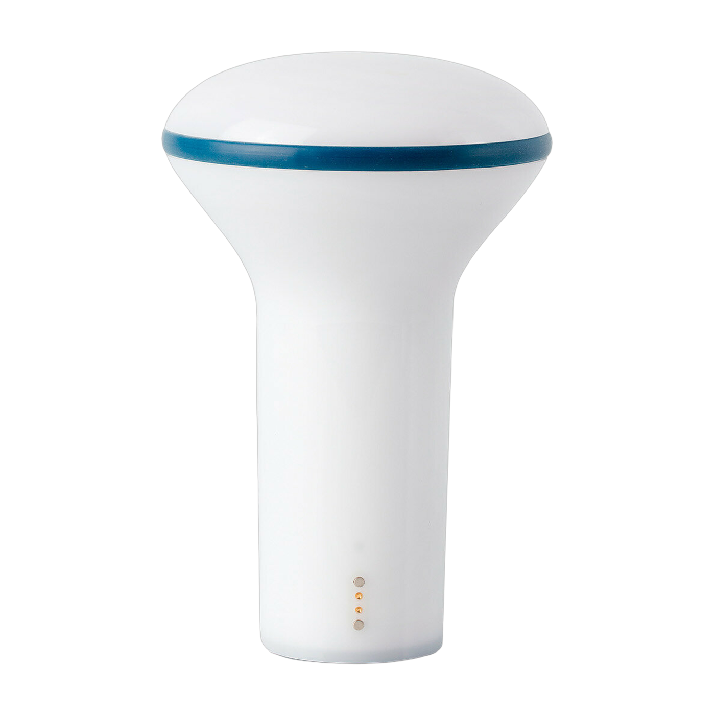 Lámpara portátil ópalino blanco y azul oscuro Buddy - Faro Barcelona