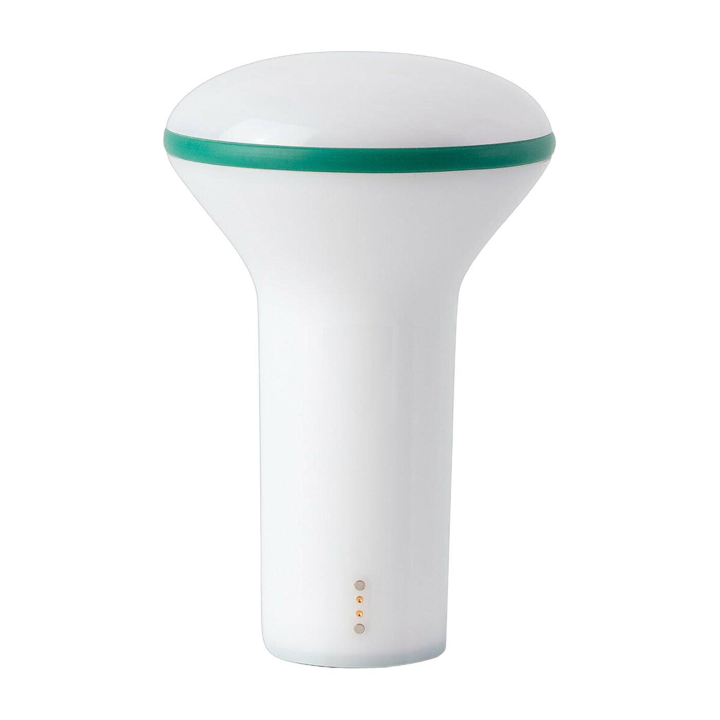 Lámpara portátil ópalino blanco y verde oscuro Buddy - Faro Barcelona