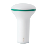 Lampada portatile in bianco opale e verde scuro Buddy - Faro Barcelona