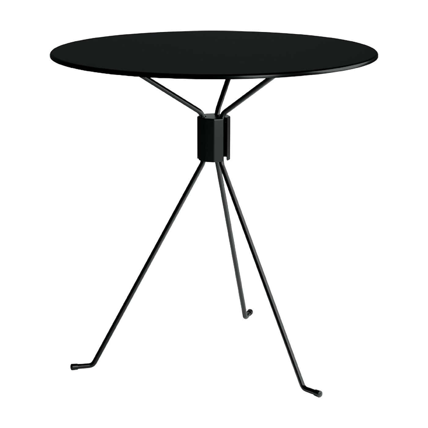 ronde black steel garden table 90 cm Bond - Cools Collection