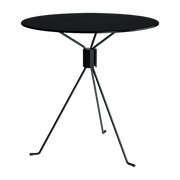Mesa de jardín Bond de 90 cm de acero negro ronde - Cools Collection