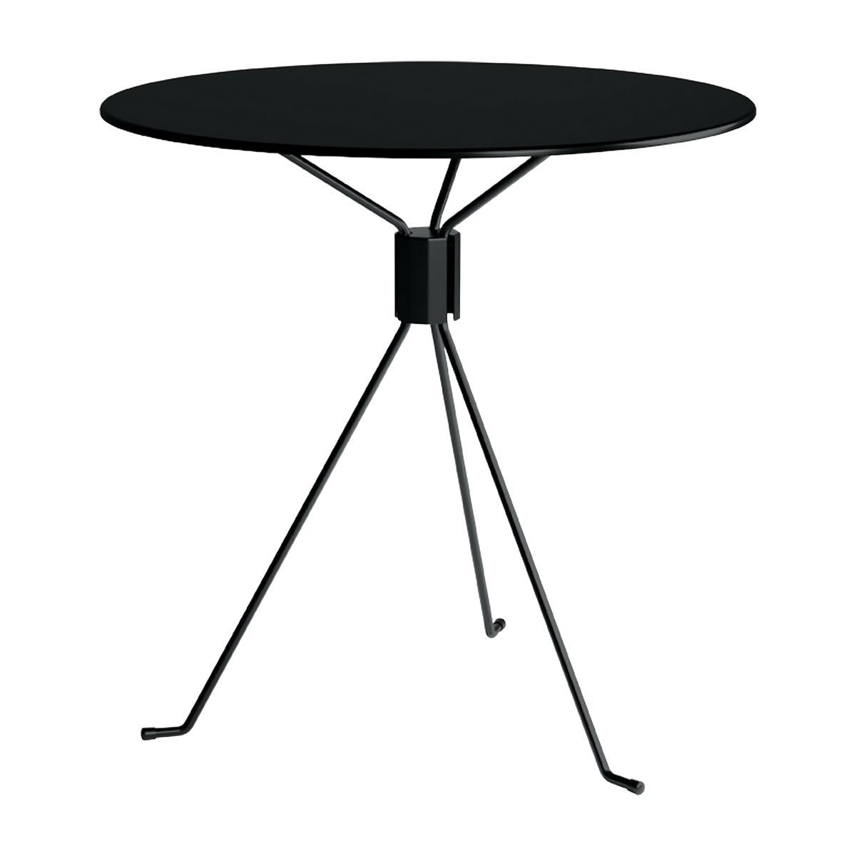 Table ronde black steel garden table 75 cm Bond - Cools Collection