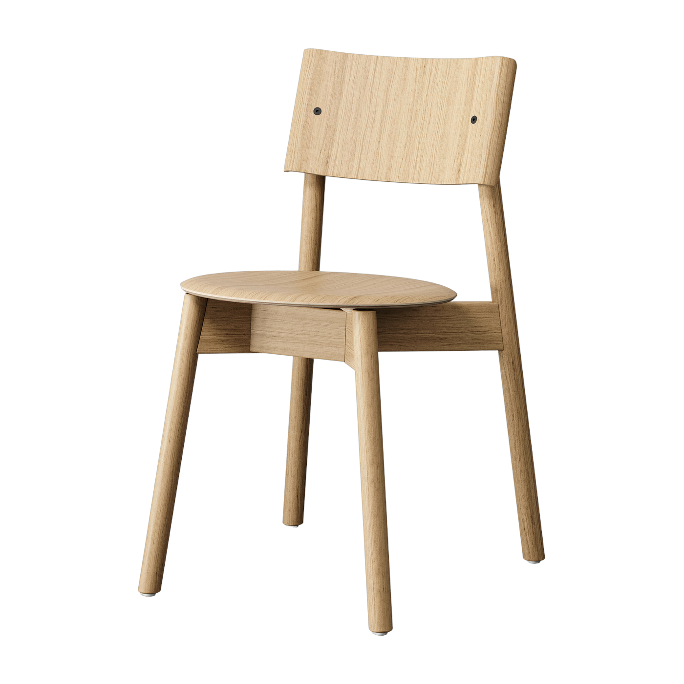 Ecocertified natural oak chair SSD - TIPTOE