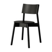 Chaise en chêne noir graphite éco-certifié SSD - TIPTOE