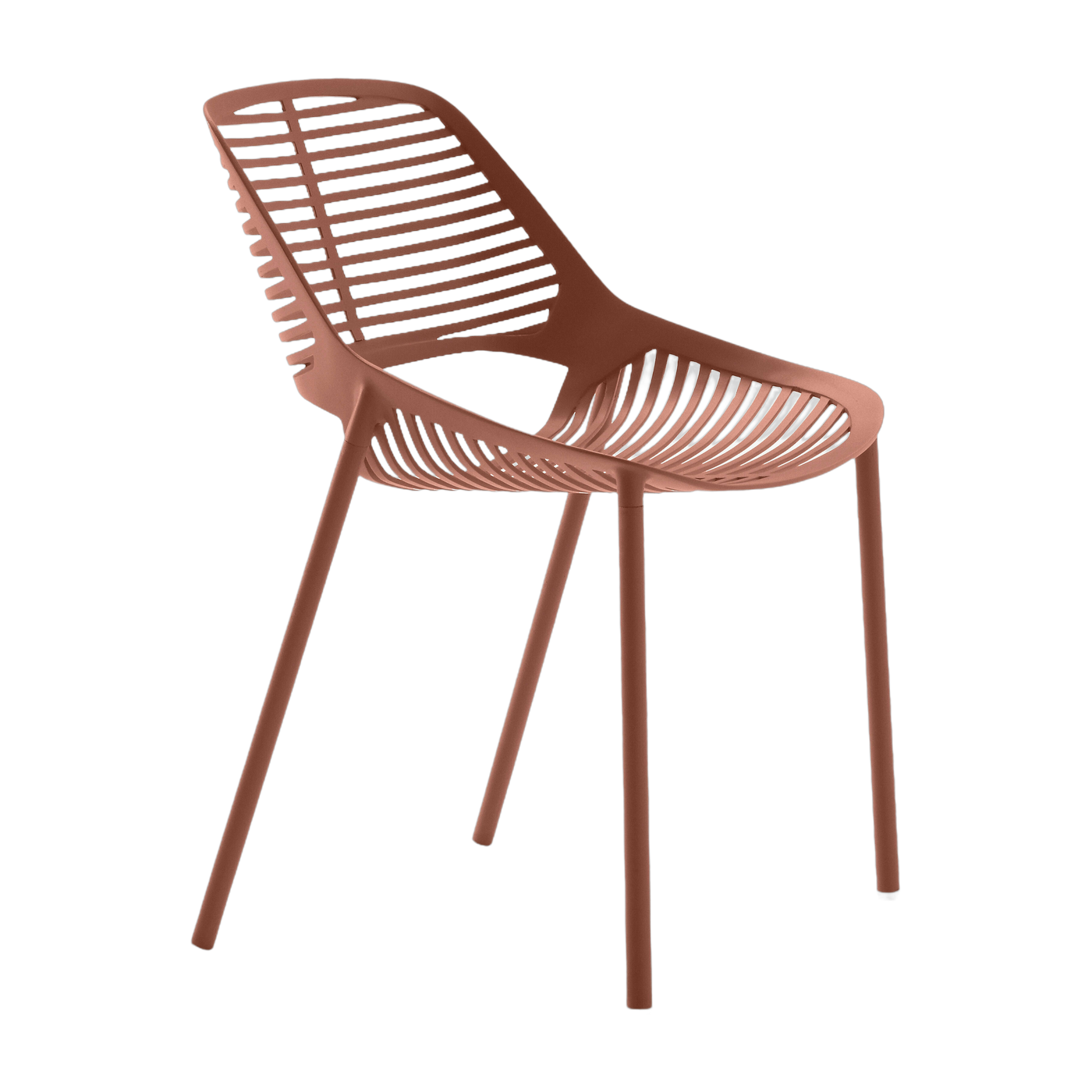 Sedia in alluminio terracotta 51 x 51 cm Niwa - Fast Spa