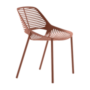 Silla de aluminio terracota 51 x 51 cm Niwa - Fast Spa