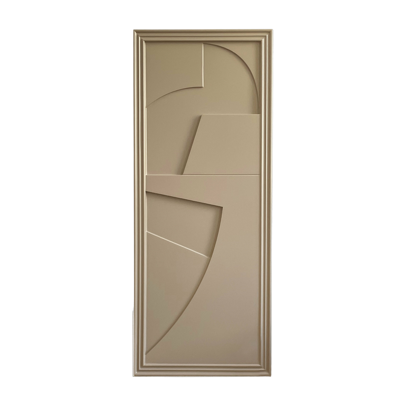 Quadro in legno grigio beige 45 x 115 cm Verto - Likya