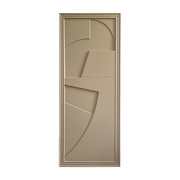 Tableau en bois beige gris 45 x 115 cm Verto - Likya